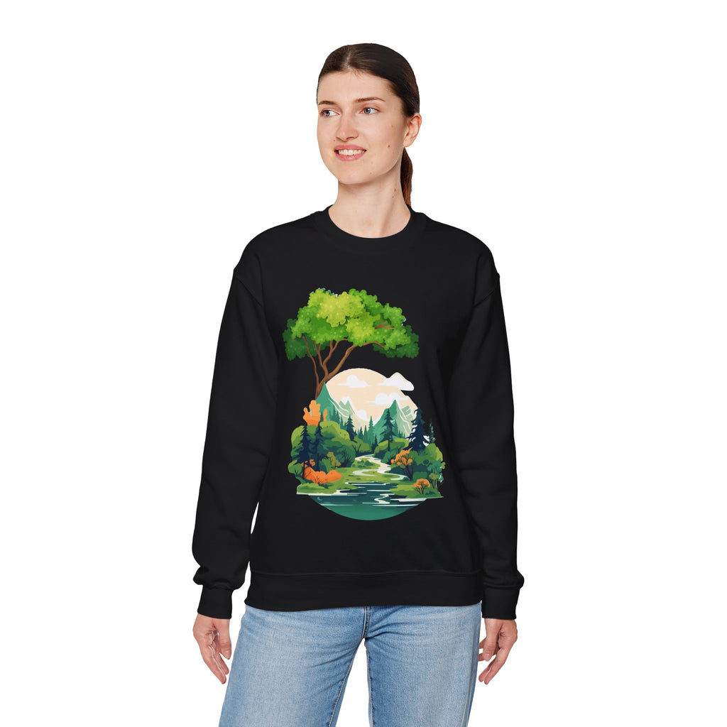 Peaceful Forest Stream Sweatshirt