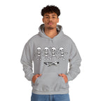 Halloween Hoodie -  Playful Skeletons
