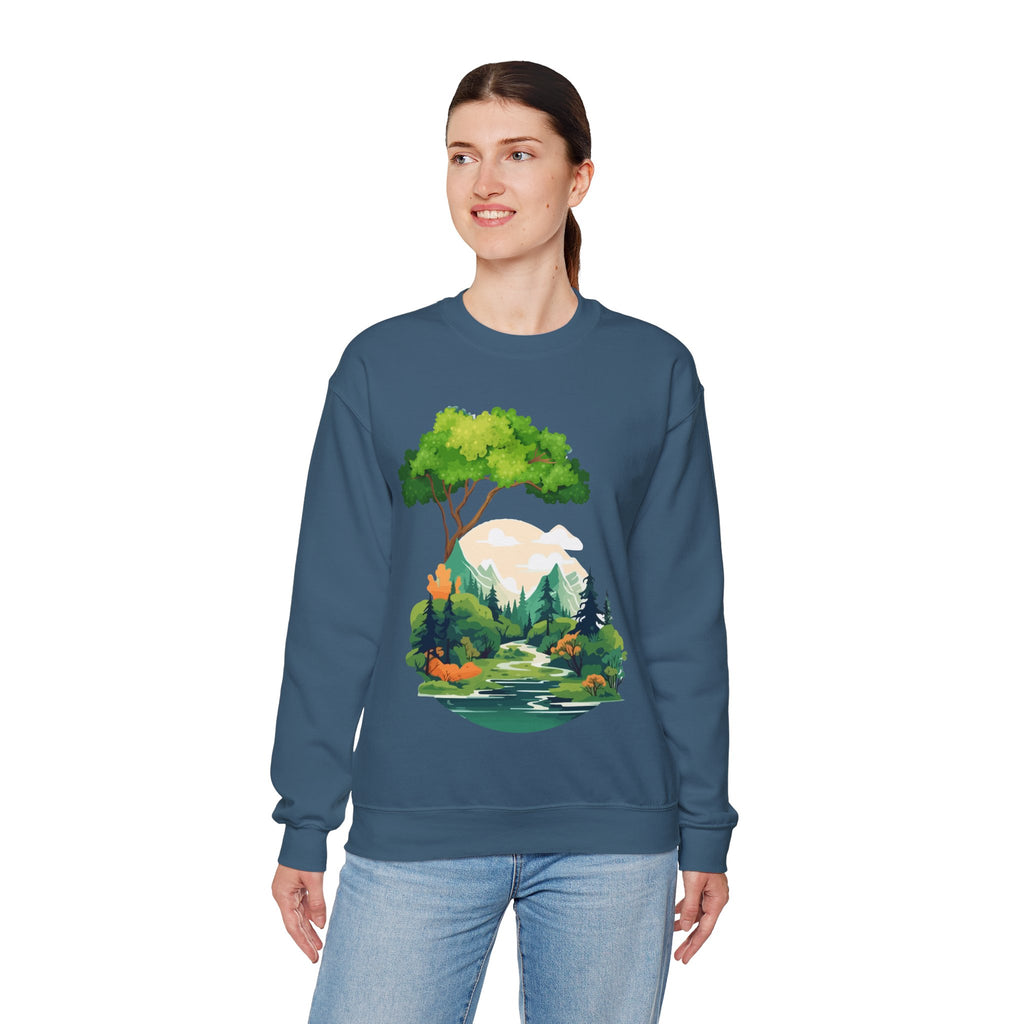 Peaceful Forest Stream Sweatshirt