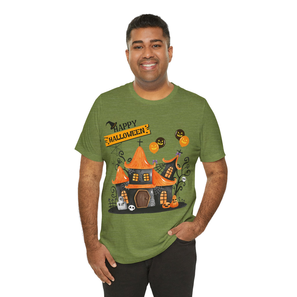 Halloween Haunted House - Unisex T-Shirt