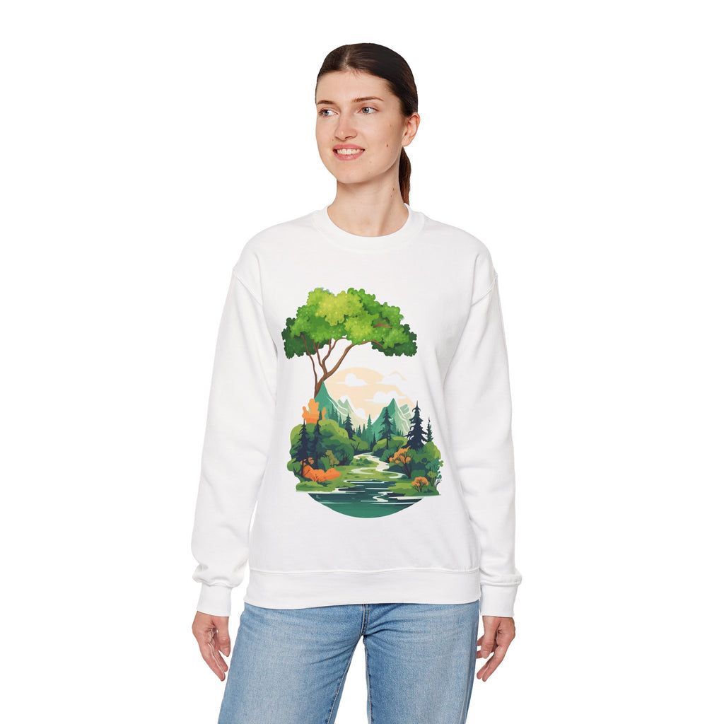 Peaceful Forest Stream Sweatshirt