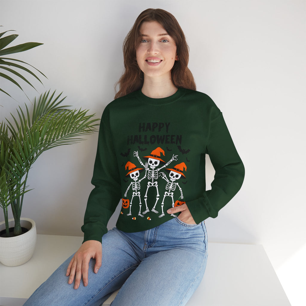 Halloween Sweatshirt - Cute Skeletons