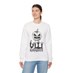 Halloween Sweatshirt - pumpkin and zombie hands