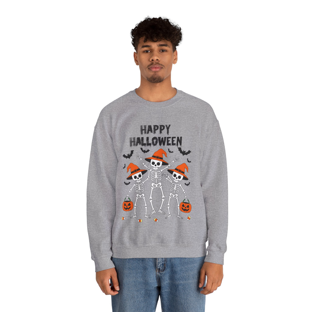 Halloween Sweatshirt - Cute Skeletons