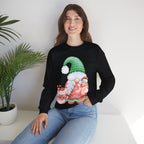 Cute Gnome & Gingerbread Man Holiday Pullover