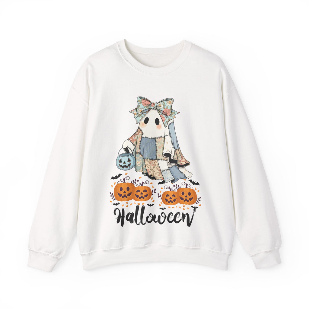 Halloween Ghost & Pumpkins Sweatshirt