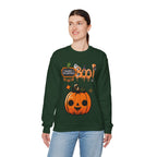 Unisex Halloween Sweatshirt – Boo! Pumpkin Graphic