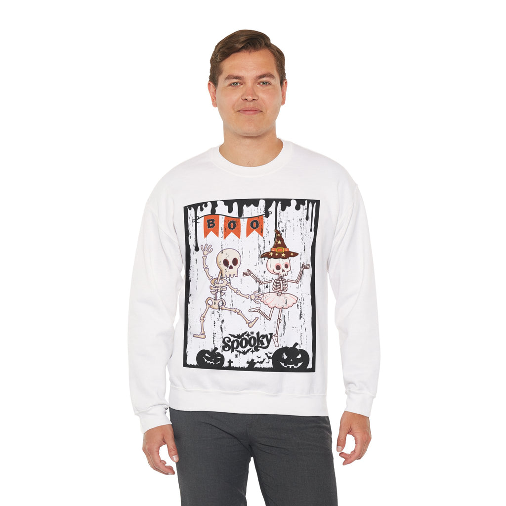 Halloween Sweatshirt - Dancing Skeletons
