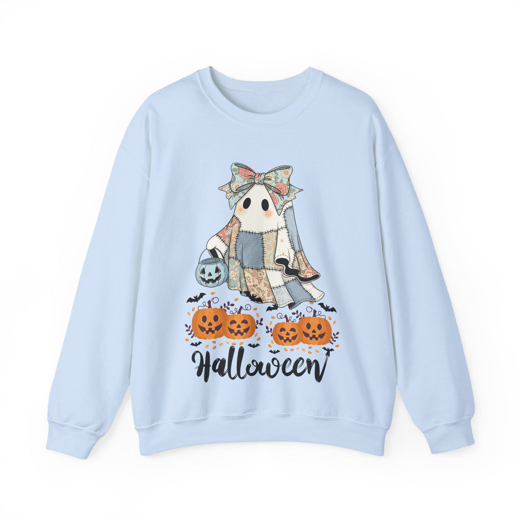 Halloween Ghost & Pumpkins Sweatshirt