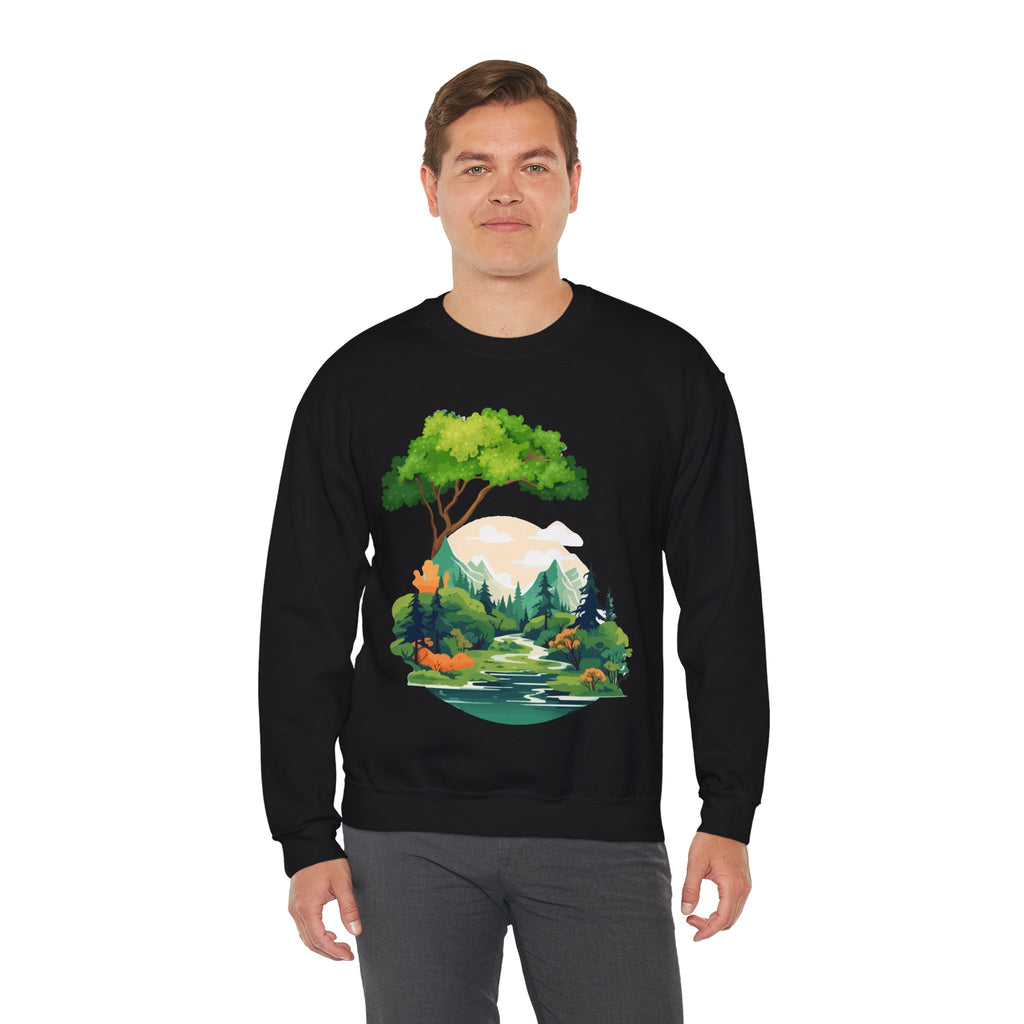 Peaceful Forest Stream Sweatshirt