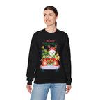 “Merry Christmas Snowman” Sweatshirt – Cute Holiday Pullover for Joyful Winter Days