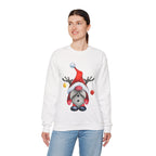 Christmas Gnome Sweatshirt – Cute Reindeer Hat Gnome Holiday Pullover