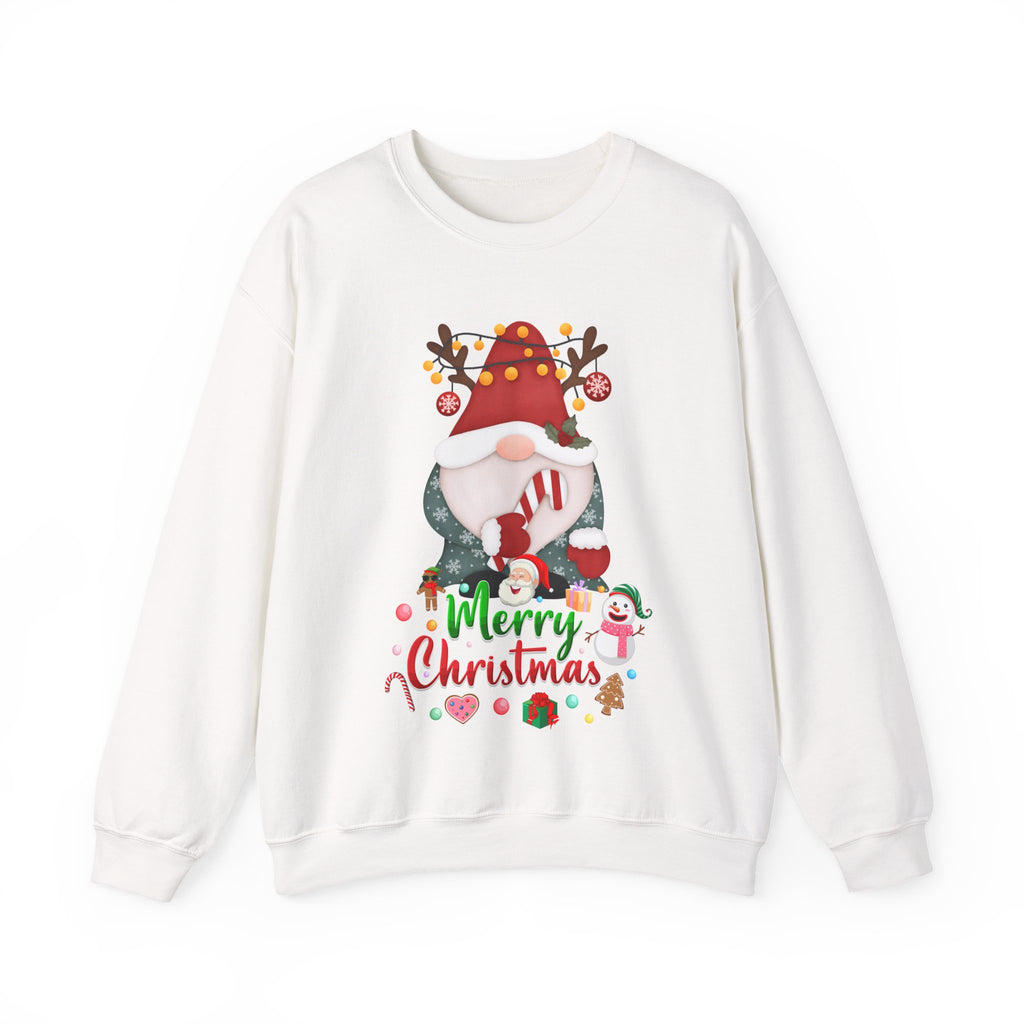 Cute Christmas Gnome Sweatshirt – Merry Christmas Candy Cane Pullover