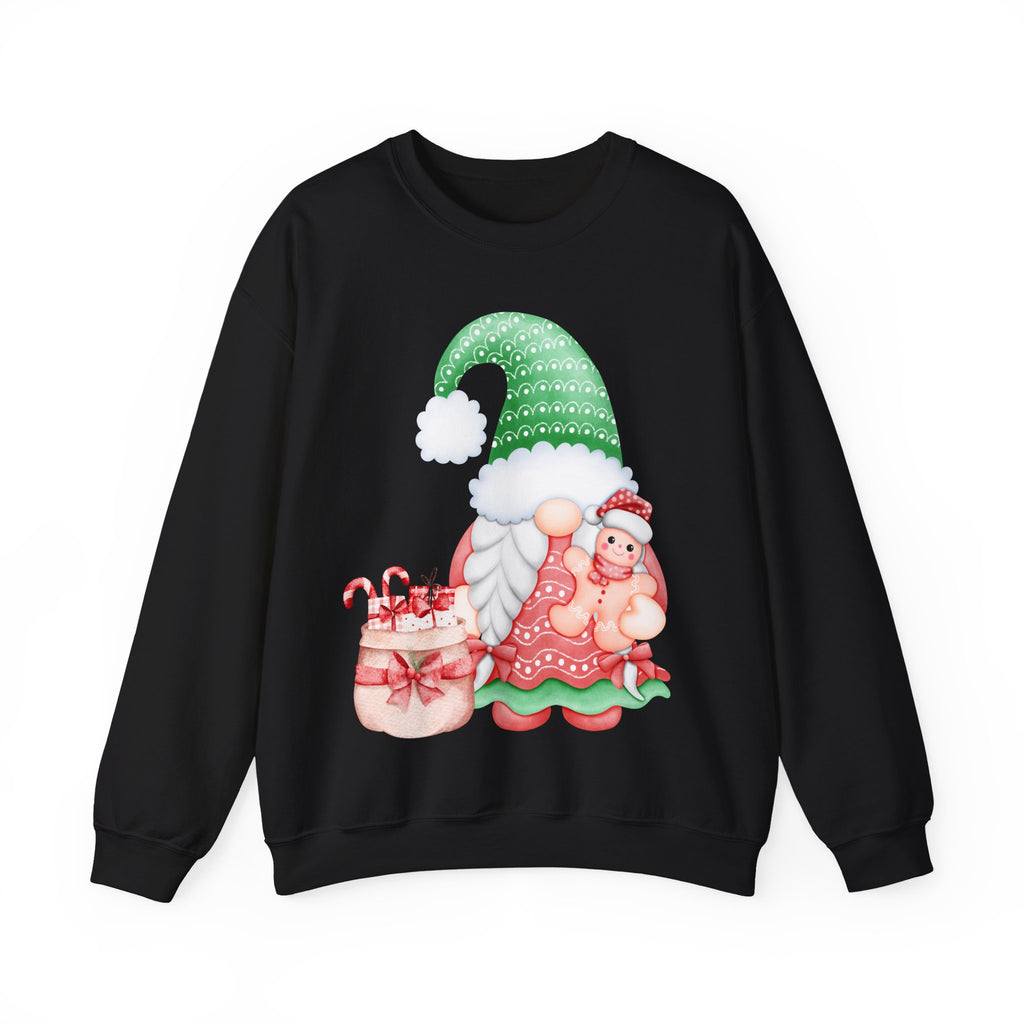 Cute Gnome & Gingerbread Man Holiday Pullover