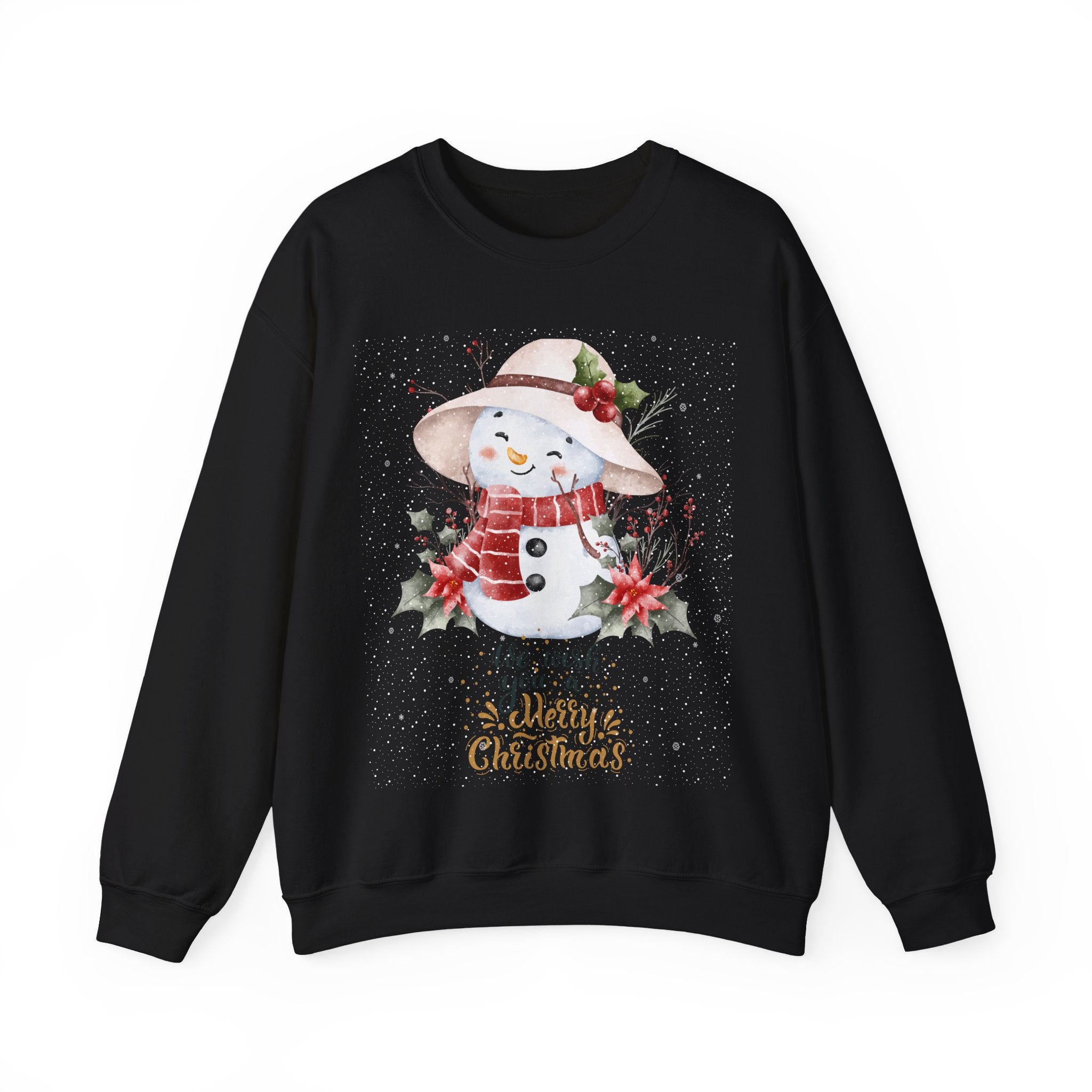 Merry Christmas Snowman Sweatshirt