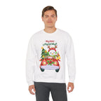 “Merry Christmas Snowman” Sweatshirt – Cute Holiday Pullover for Joyful Winter Days