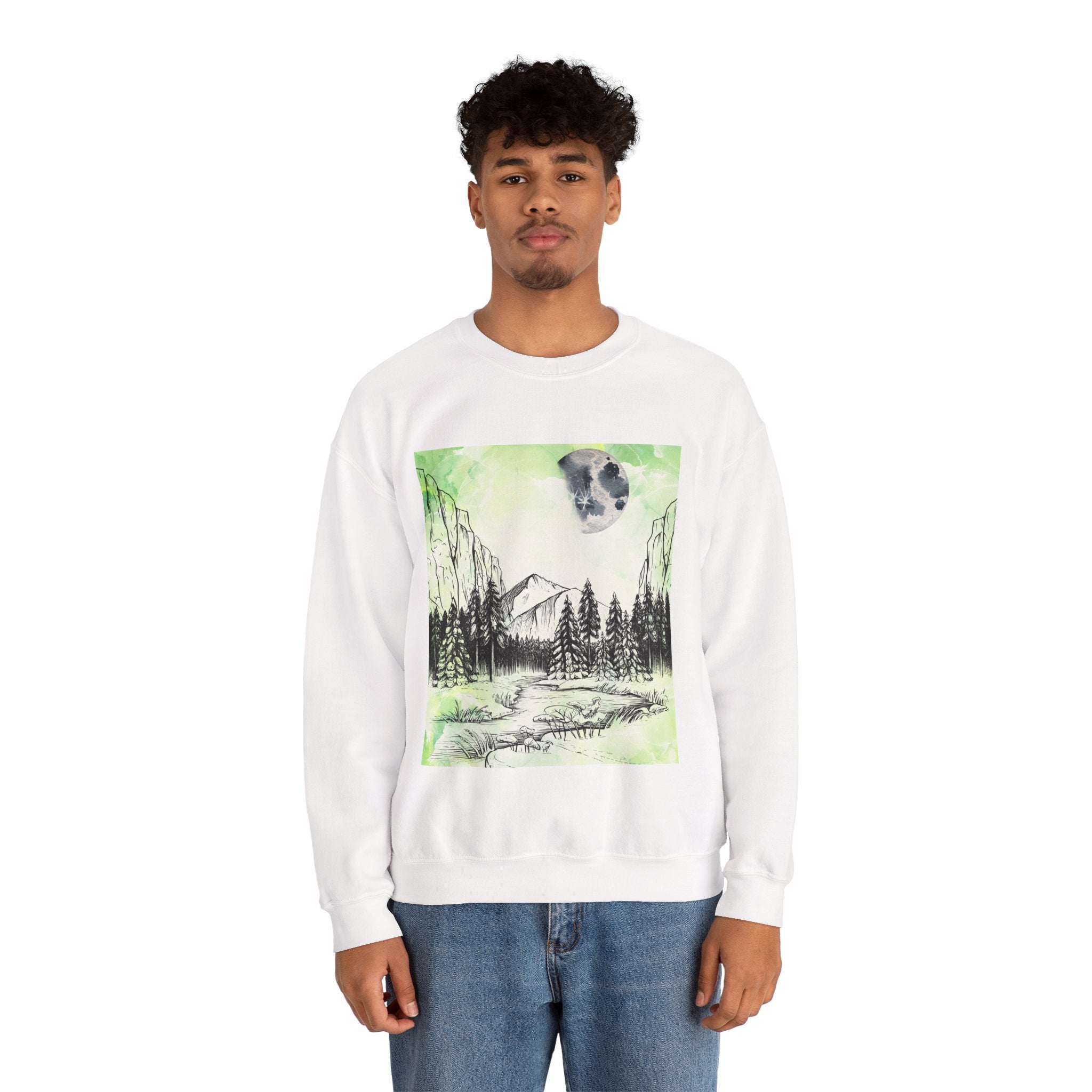Nature Harmony Sweatshirt – Peaceful Mountain Escape