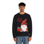 Christmas Gnome Sweatshirt – Cute Santa Gnome with Gift & Tree