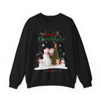 Merry Christmas Snowman & Reindeer Sweatshirt – Festive Winter Holiday Pullover